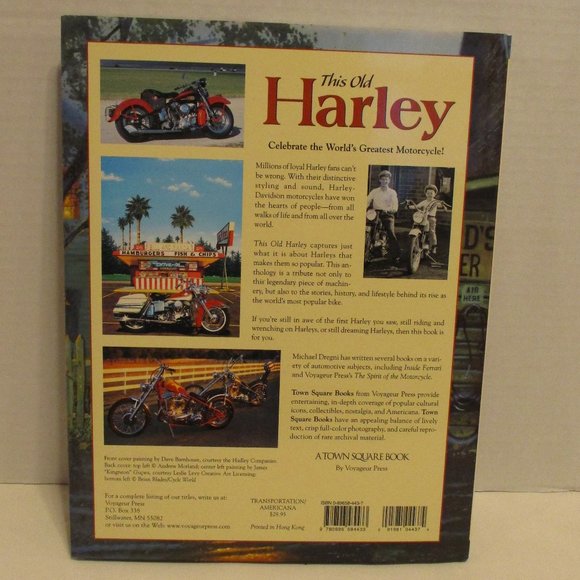 Harley Davidson Vintage 2000 Large White Black Red Graphic Motorcycle Book - Picture 10 of 10